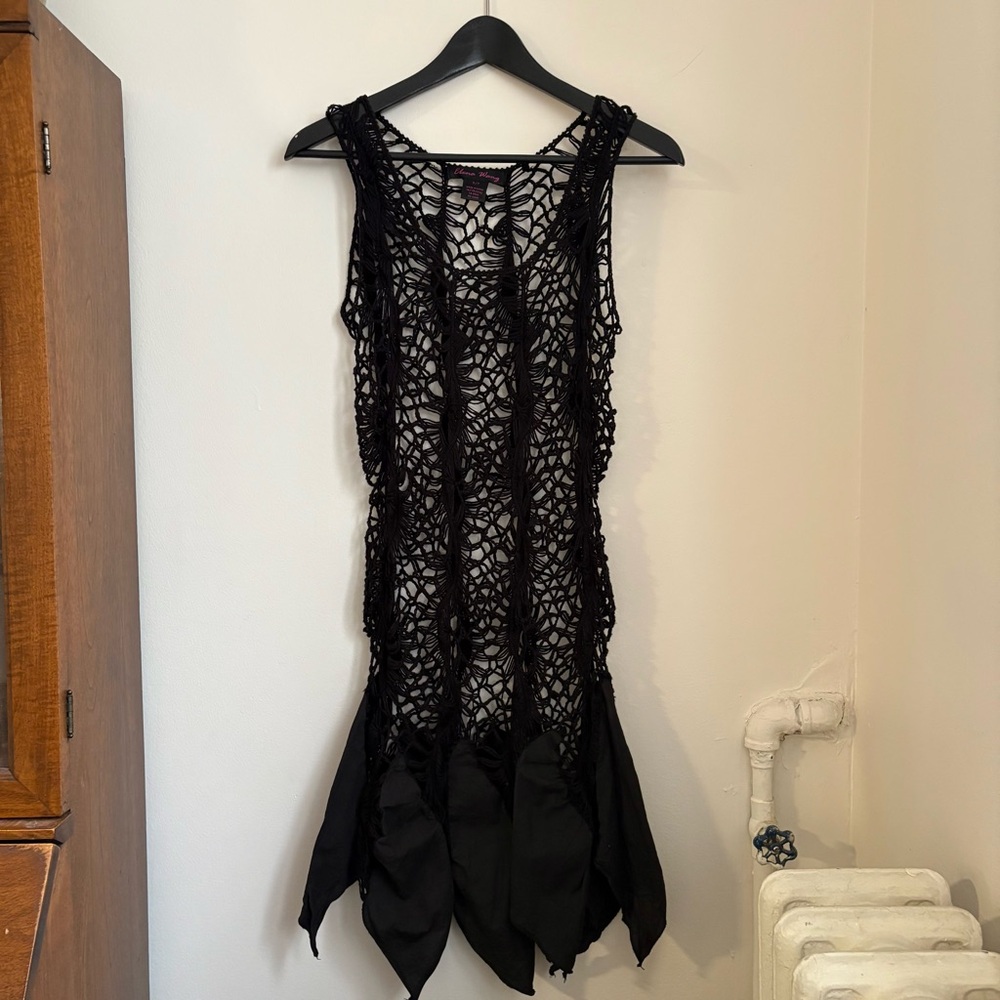 Elena Wang Open Knit Dress